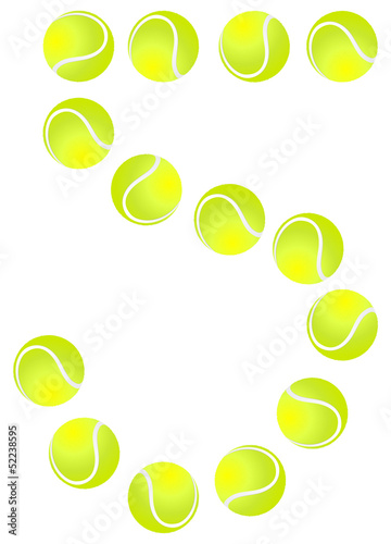 Tennis Ball Set Number 5
