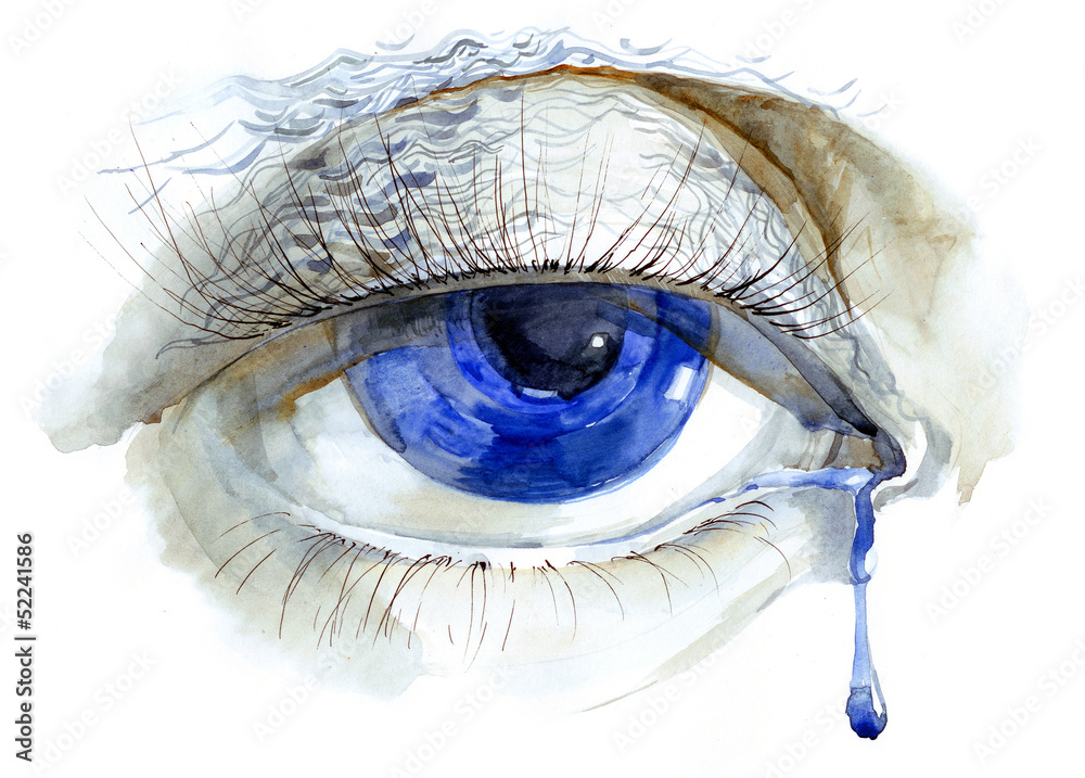 Naklejka premium human eye