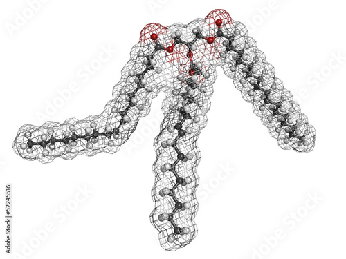 Trans-fat containing triglyceride (elaidyl stearyl oleyl triglyc photo