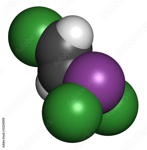 Lewisite chemical weapon molecule. Lewisite is an organoarsenic photo