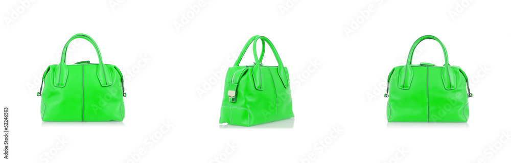 Elegant woman bag isolated on white Elegant woman bag isolated on white