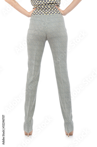 Trousers isolated on the white background