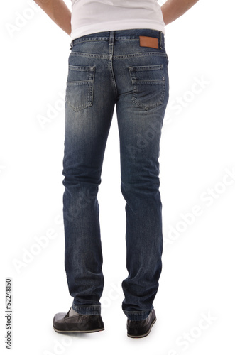 Trousers isolated on the white background