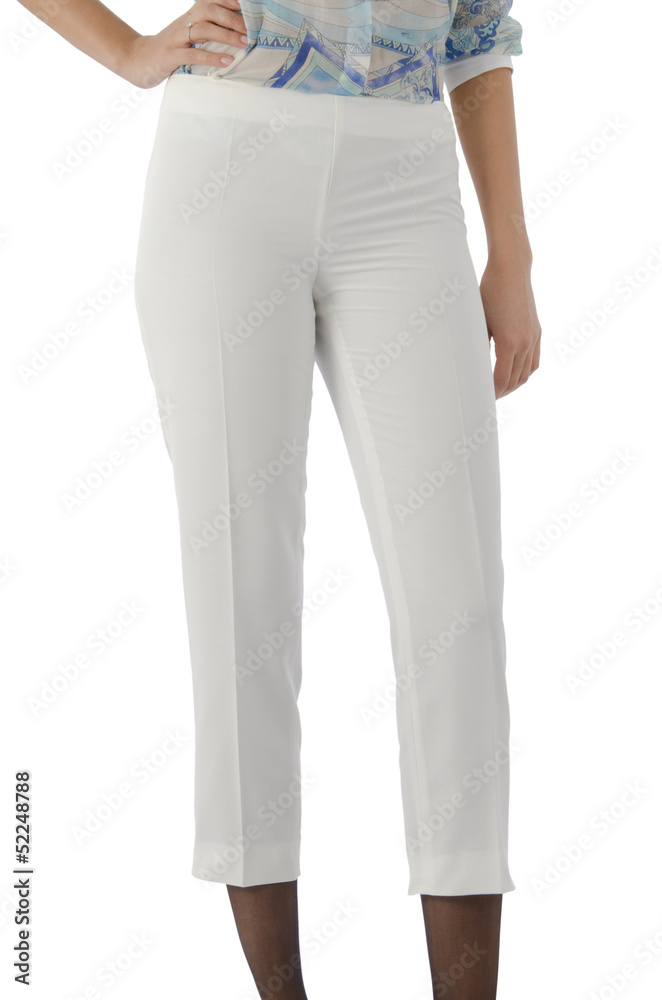 Trousers isolated on the white background Trousers isolated on the white background