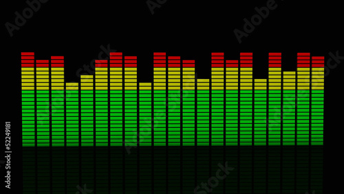 Digital equalizer in 3d