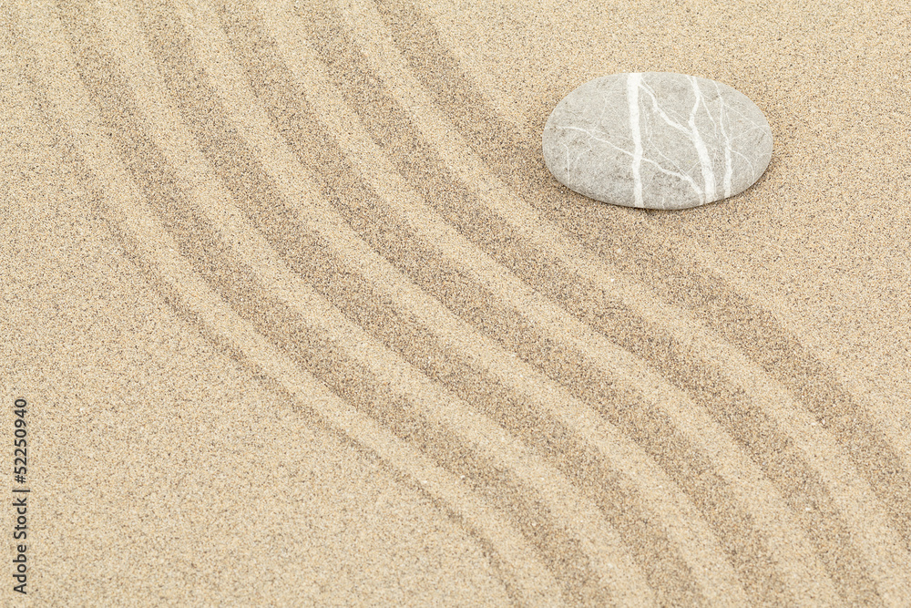 Obraz premium zen stone in sand