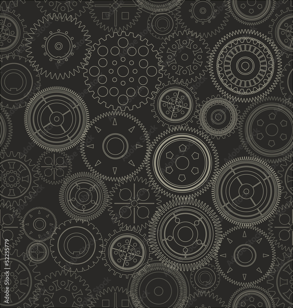 Seamless Gear background Seamless Gear background