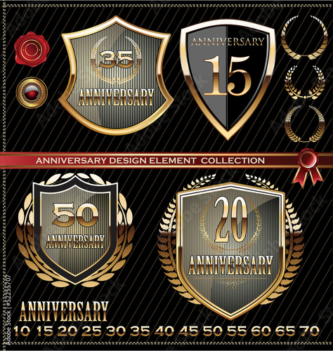 Anniversary design element collection