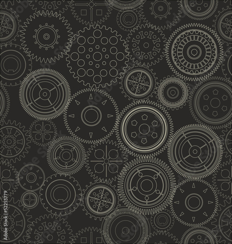 Seamless Gear background