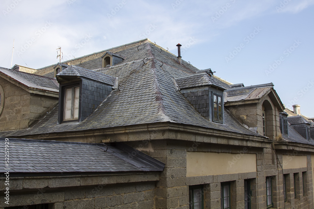 slate roof with skylights old slate roof with skylights old