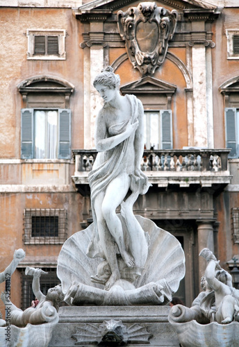 Statue birth of Venus Rome Italy