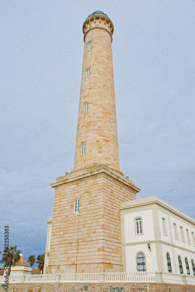 lighthouse in Chipiona, Andalucia, Spain