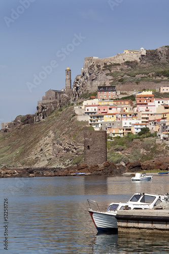 Colorful village, Castelsardo, Sardegna photo