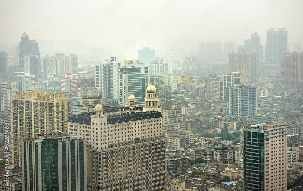 Pollution in Guangzhou town