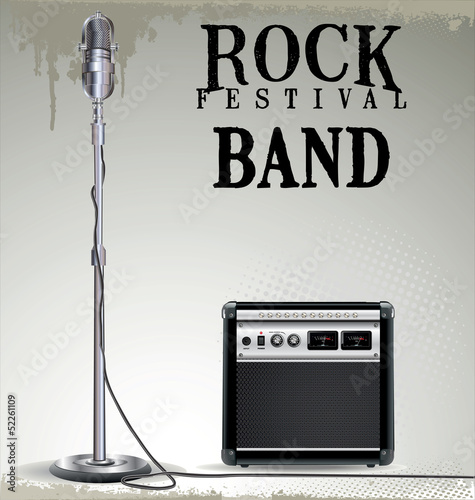Rock festival background