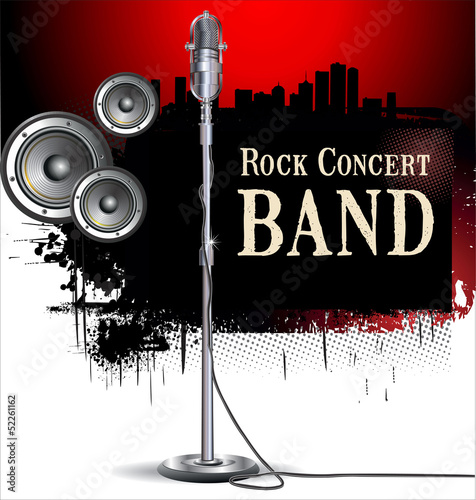 Rock concert poster