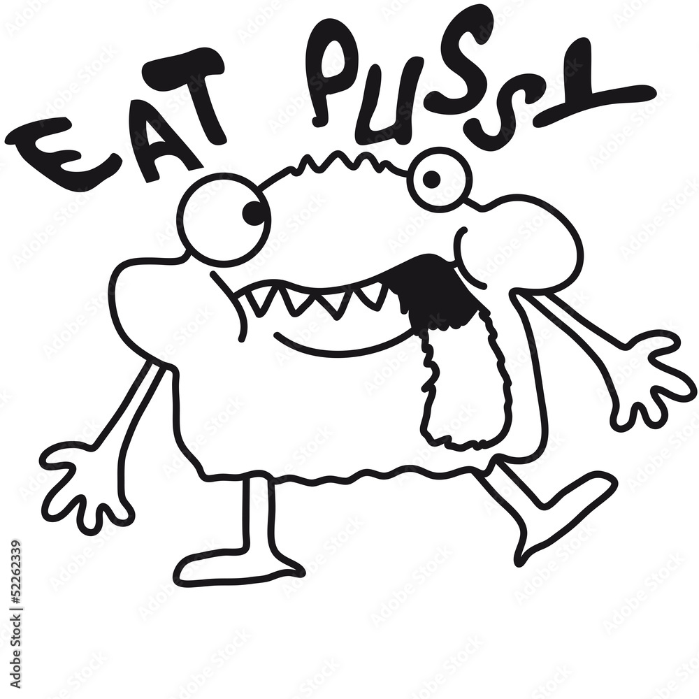 Funny Eat Pussy Monster Stock Illustration | Adobe Stock Funny Eat Pussy Monster Stock Illustration | Adobe Stock
