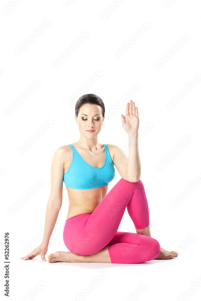 the yoga woman