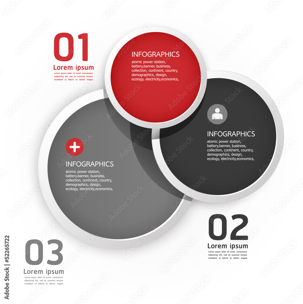 Modern Design Circle template / can be used for infographics / n Modern Design Circle template / can be used for infographics / n