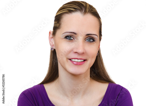 Portrait of the beautiful young woman