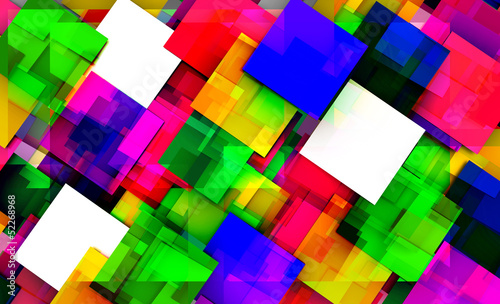 Colorful Squares Background