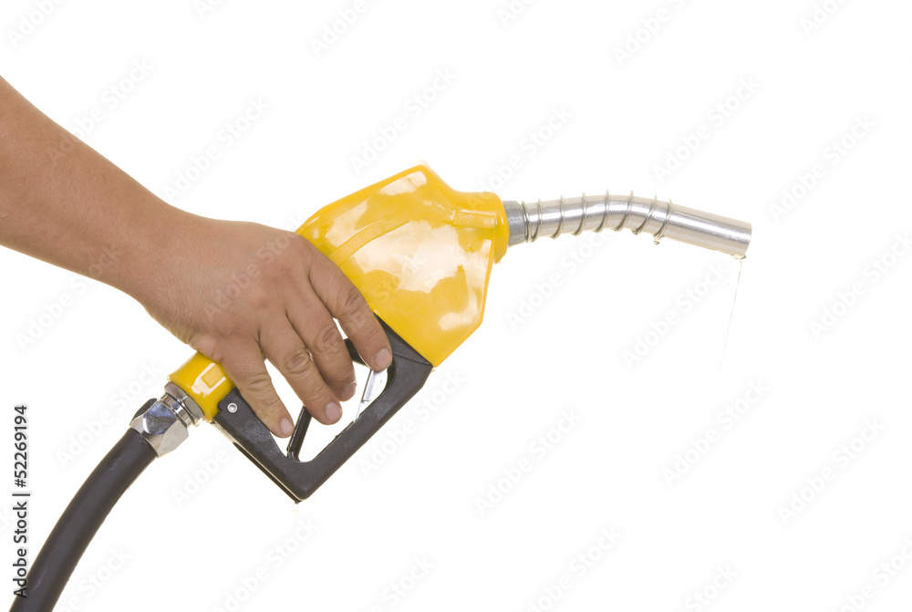 yellow gas pump