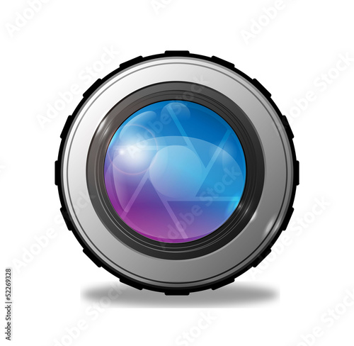 camera lens vector