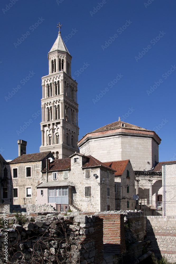 St Domnius Cathedral and mausoleum of Diocletian, Split, Croatia