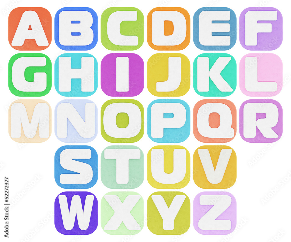 Plasticine alphabet Plasticine alphabet