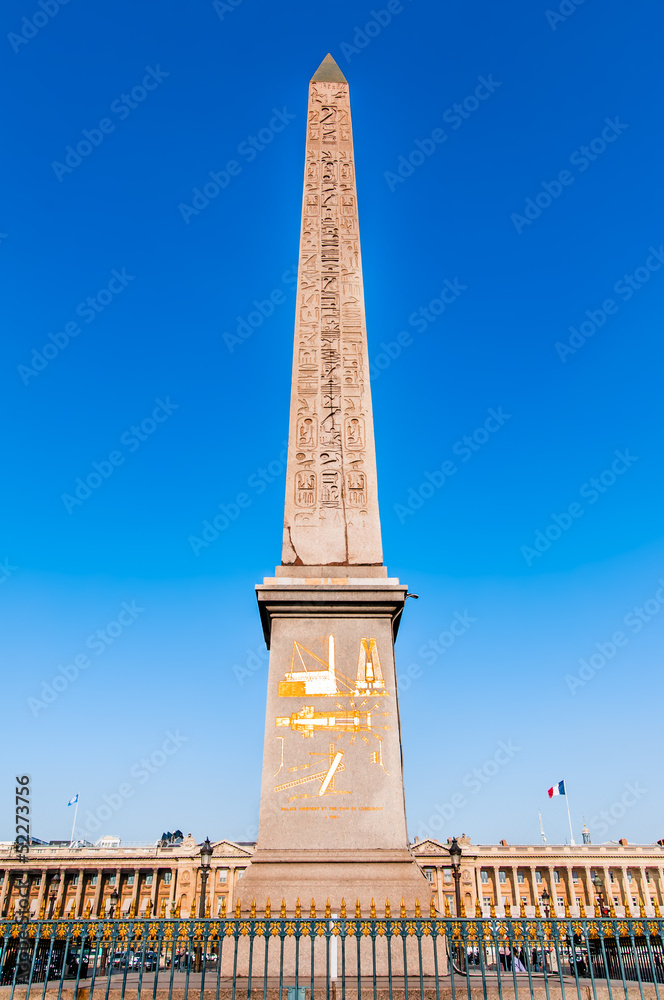 obelisk place de la concorde paris city France