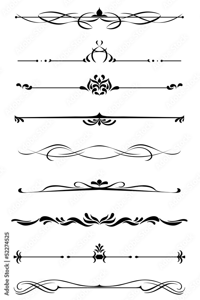 Dividers and borders set Dividers and borders set