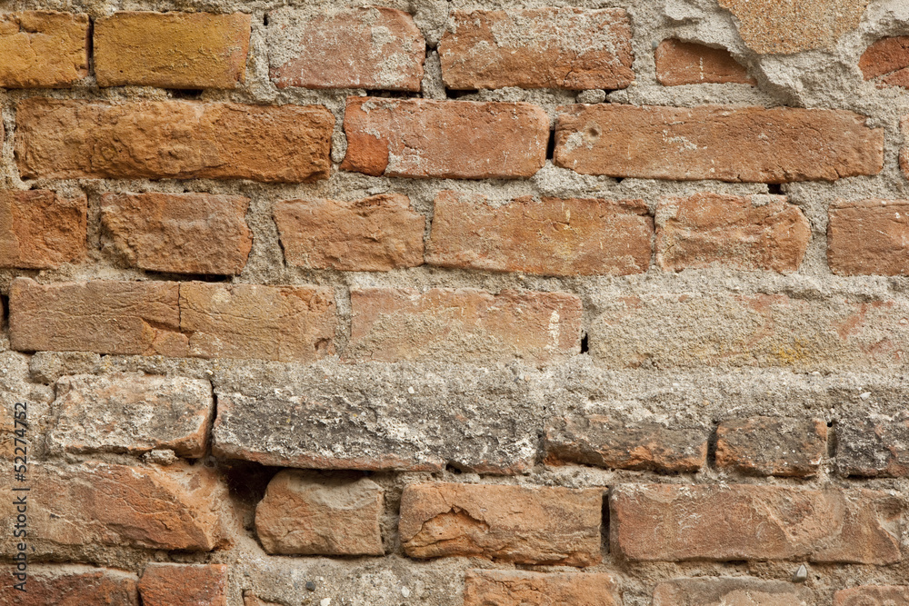 Old cracked wall Old cracked wall