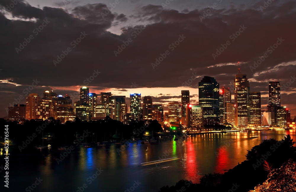 Brisbane city, night