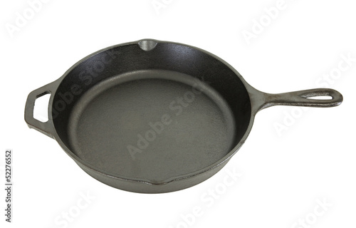 Side View of Cast Iron Pan