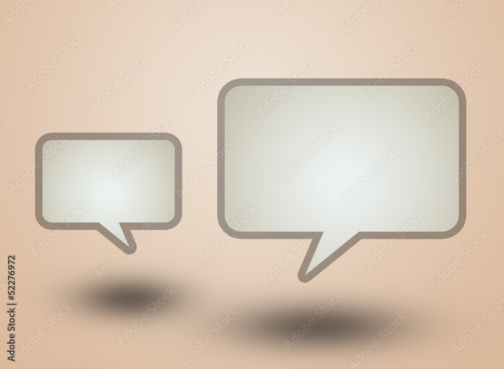 Naklejka premium background Speech