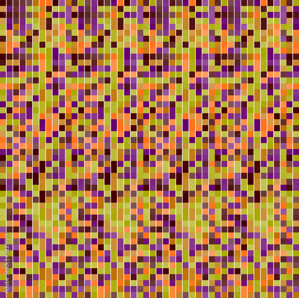 Fototapeta premium Vollflächiges Muster zufälliger Quadrate