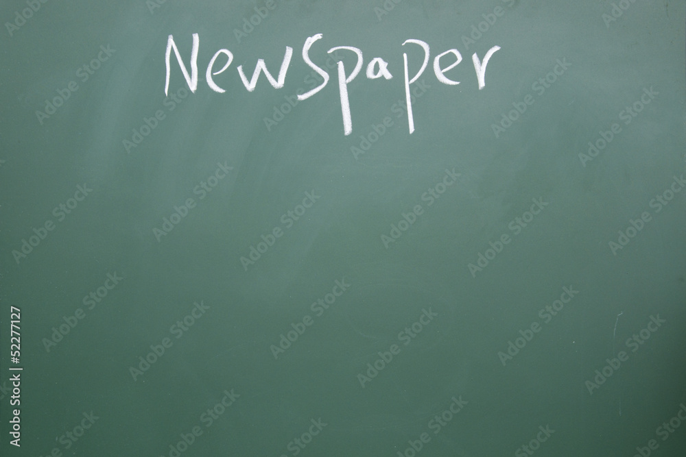 Fototapeta premium newspaper title