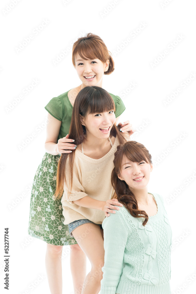 Beautiful asian women isolated on white background Beautiful asian women isolated on white background