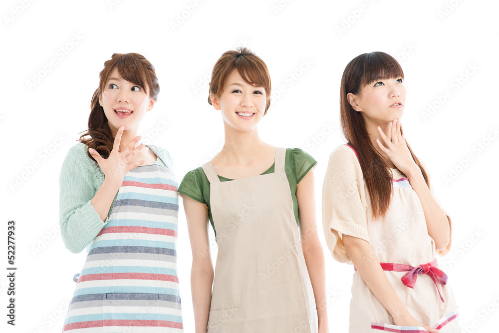 Beautiful asian women isolated on white background Beautiful asian women isolated on white background