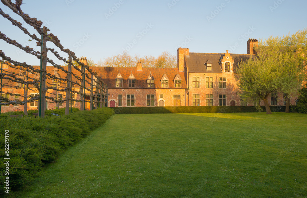 Park in the Grand Beguinage of Leuven Park in the Grand Beguinage of Leuven