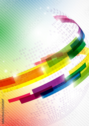 Abstract colorful background.