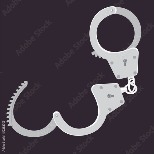 Illustration of handcuffs