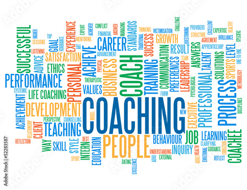 COACHING Tag Cloud (performance skills talent management)