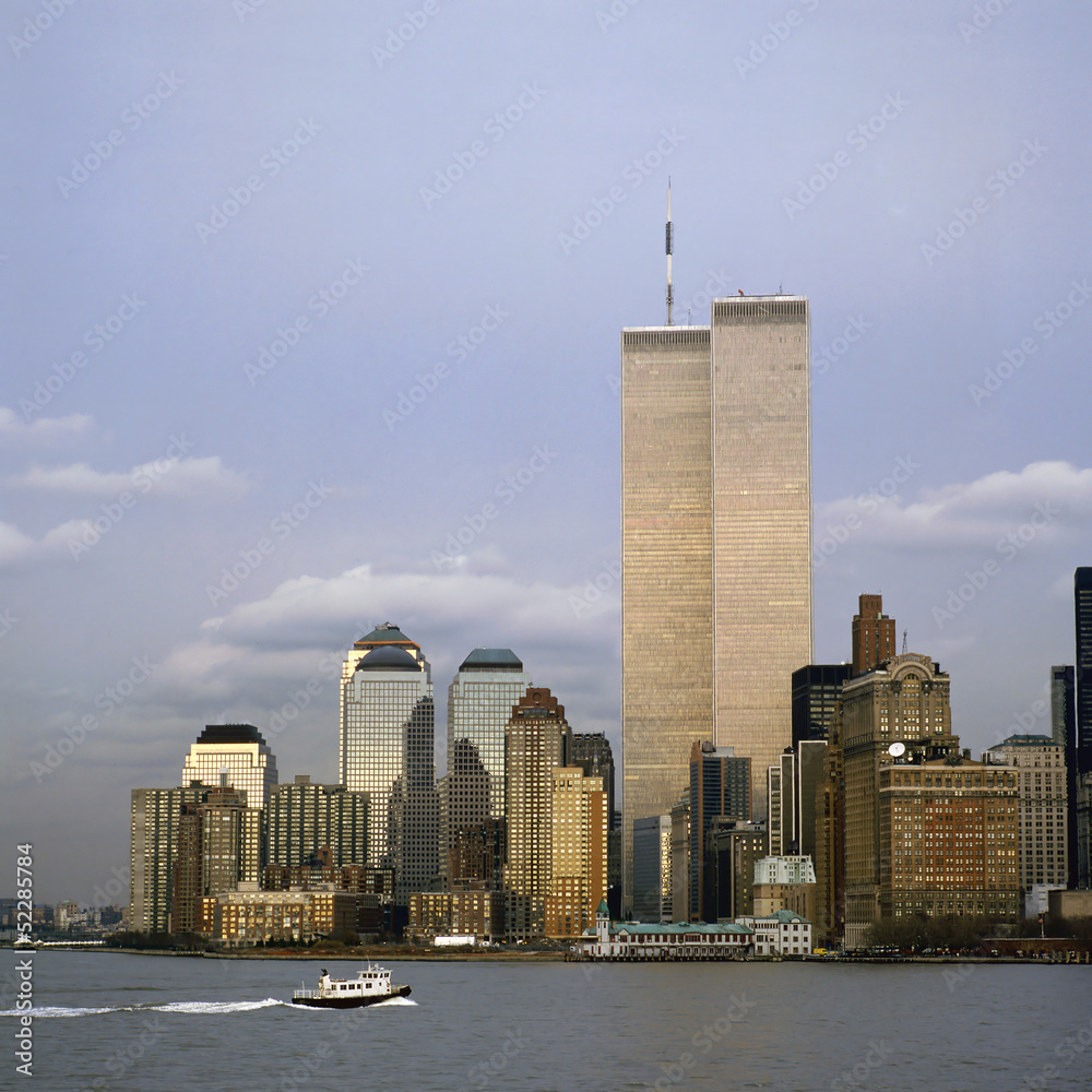 Fototapeta Skyline NYC z Twin Towers