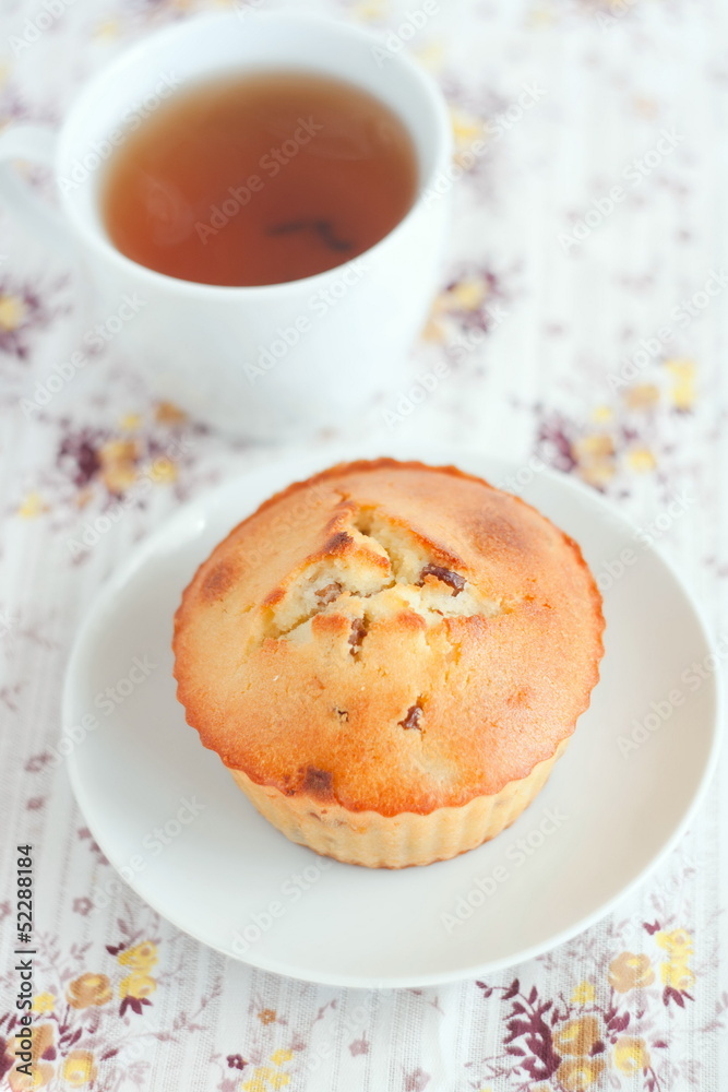 Yogurt muffin with raisins Yogurt muffin with raisins