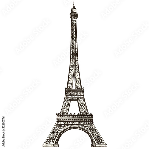 Fototapeta Naklejka Na Ścianę i Meble -  La tour Eiffel