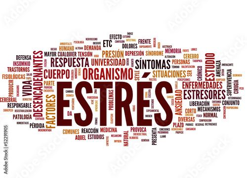 Estrés (tag cloud español)