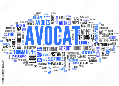Avocat (tag cloud français)