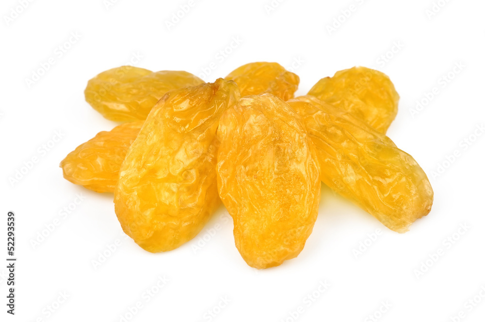 Big yellow raisins