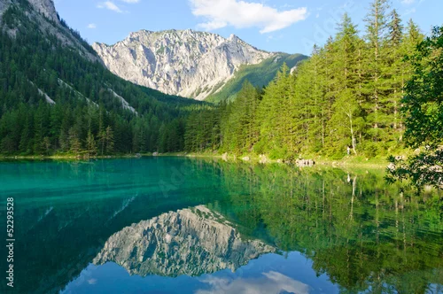 Obraz Zielone jezioro w Bruck an der Mur, Austria